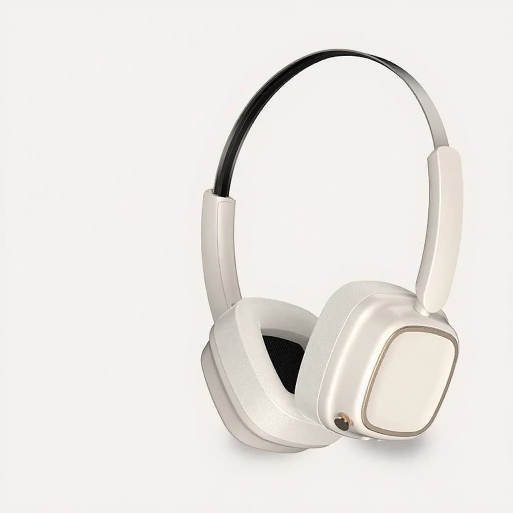 Retro kõrvapealsed juhtmevabad kõrvaklapid Bluetooth 5.4 Stereo Bass