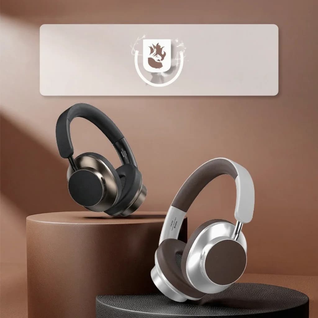 Retro kõrvapealsed juhtmevabad Bluetooth-kõrvaklapid FM-raadio ja TF-kaardi pesaga