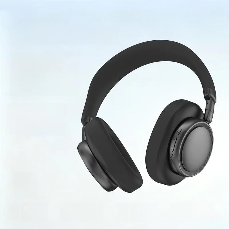 Kõrvapealsed juhtmevabad Bluetoothi kõrvaklapid sügava bassi ja Type-C laadimisega