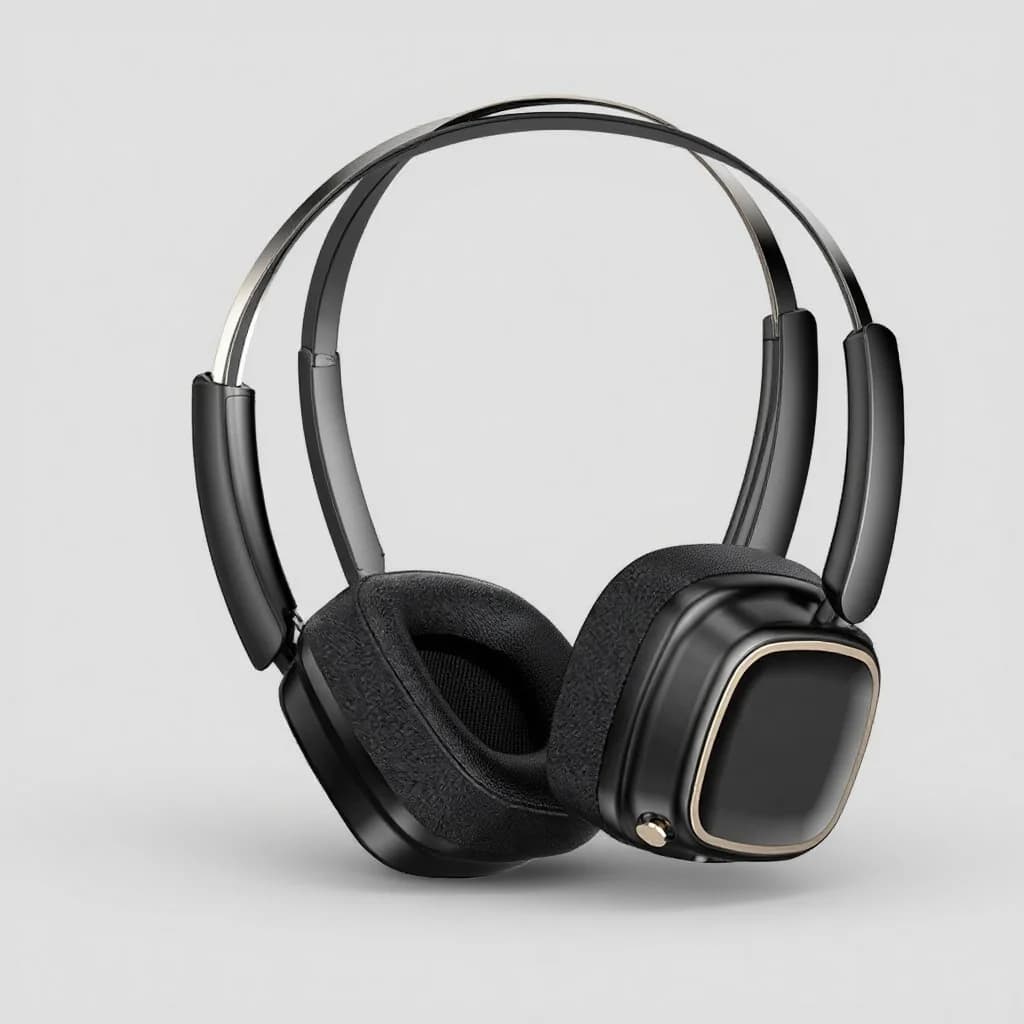 Retro kõrvapealsed juhtmevabad kõrvaklapid Bluetooth 5.4 Stereo Bass
