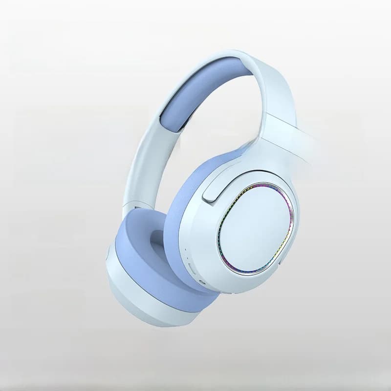 Juhtmevabad Bluetooth-kõrvaklapid LED-tulede ja FM-raadioga