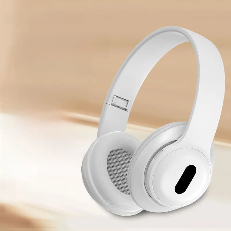 Kõrvapealsed juhtmevabad Bluetooth-kõrvaklapid FM-raadio ja TF-kaardipesaga