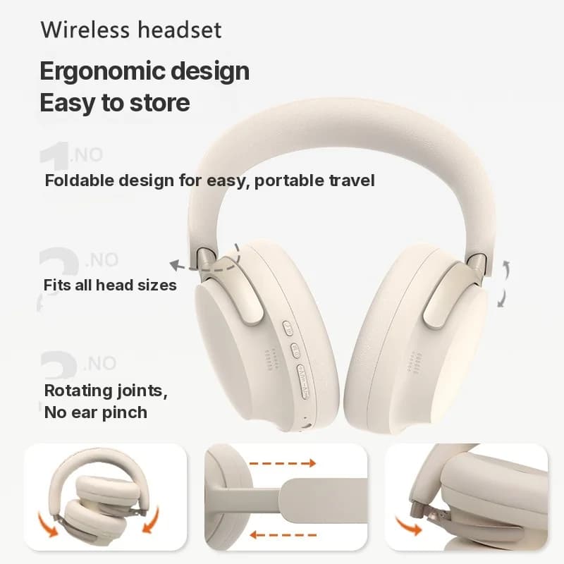 Juhtmevabad Bluetooth kõrvaümbrised kõrvaklapid Type-C laadimise ja stereoheliga