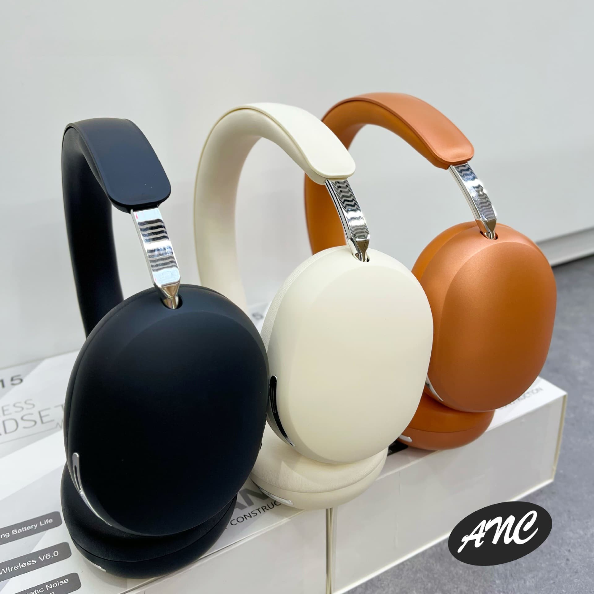 Over-Ear Wireless Headphones with ANC, Type-C Charging